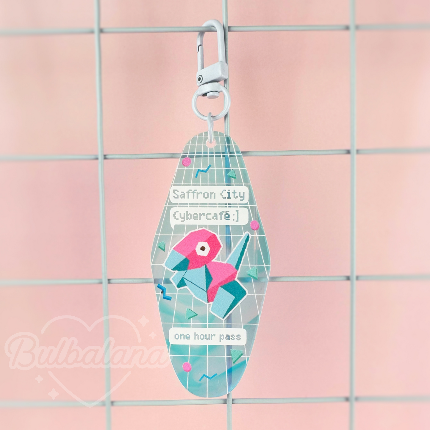 Saffron City Cyber Cafe Keychain