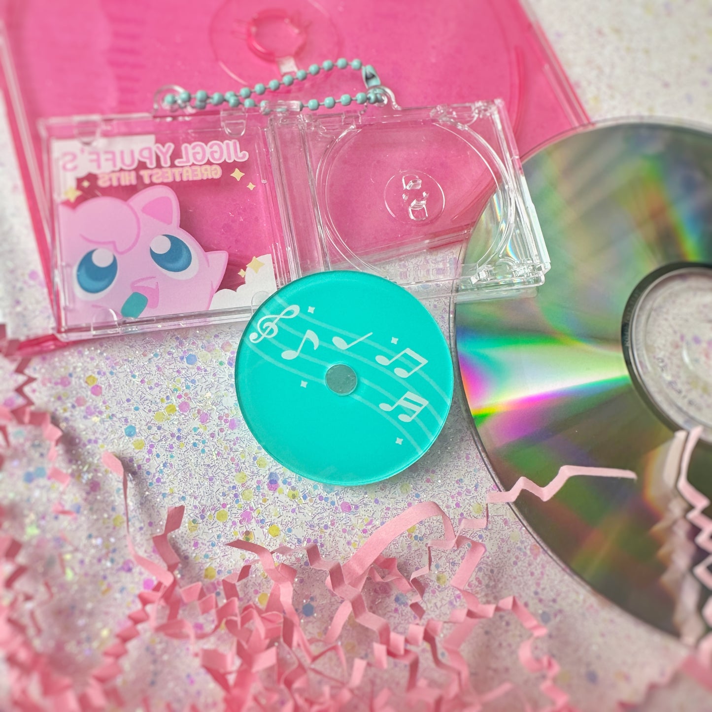 Greatest Hits CD Album Keychain