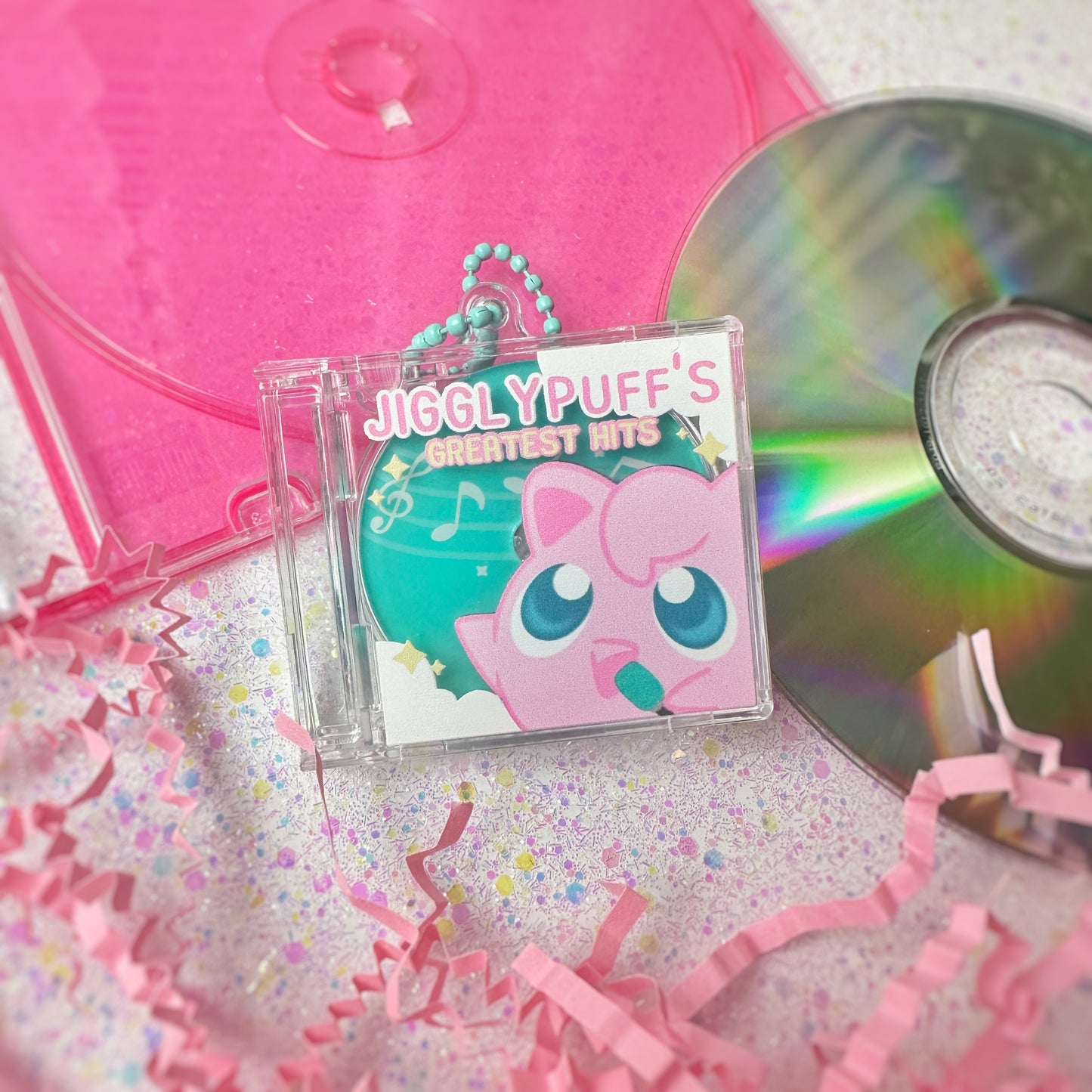 Greatest Hits CD Album Keychain