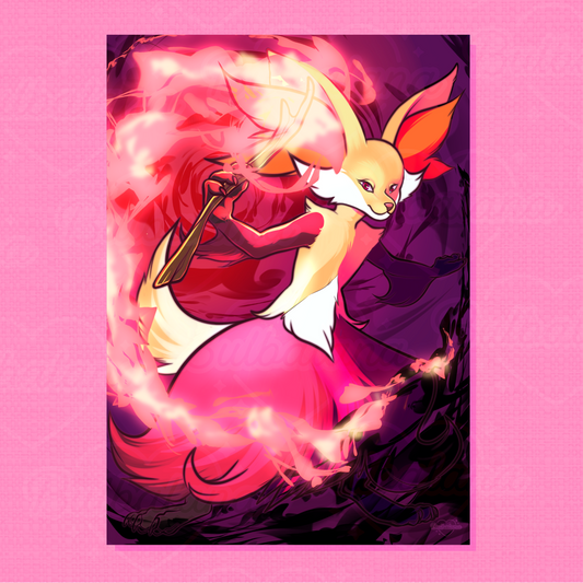 The Fire Witch Print
