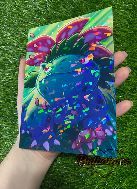 Holographic Venusaur Print