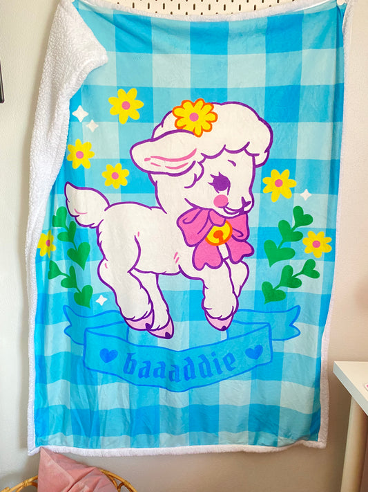 Baaadie Fleece Blanket